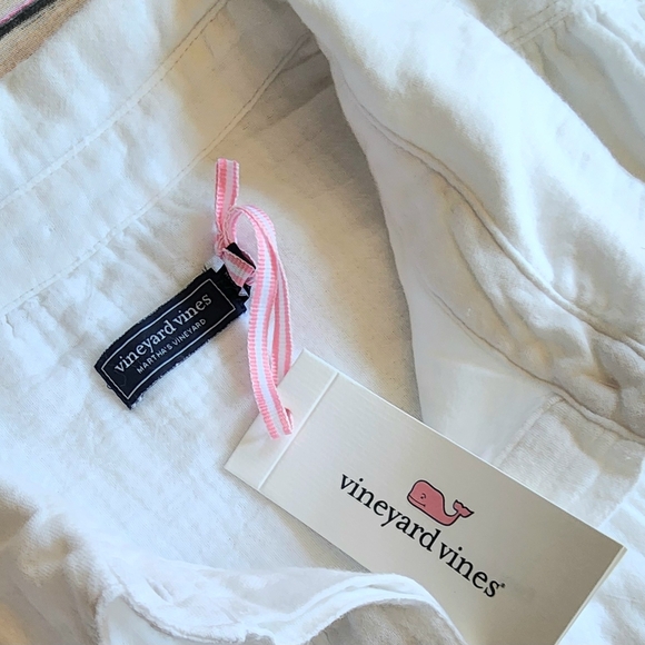 Vineyard Vines Seastich Margo Shirtdress Size L - Picture 4 of 7